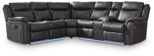 Sultan Meadow Reclining Sectional - Valley Furniture (Rohnert Park, CA)