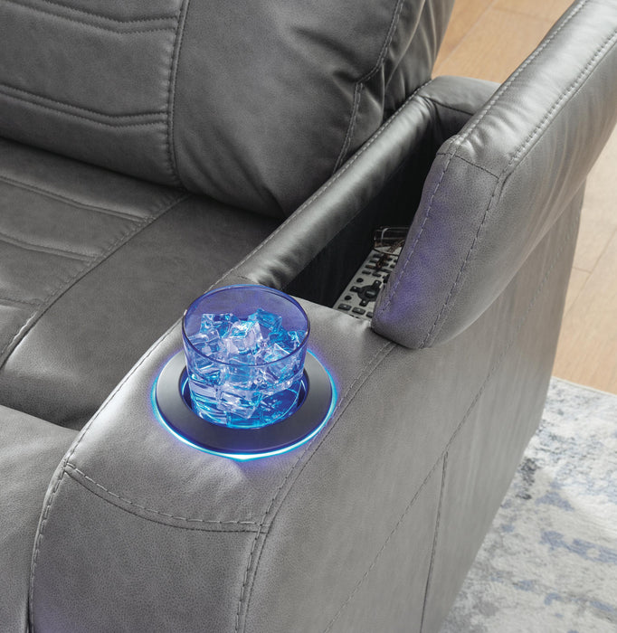 Schooner Rocks Power Recliner - Valley Furniture (Rohnert Park, CA)