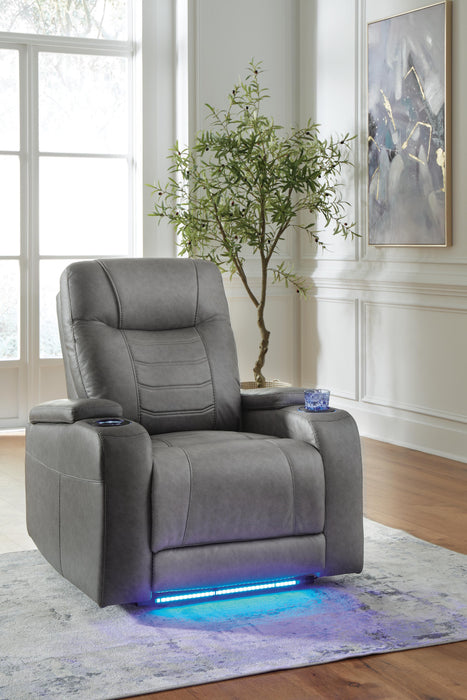 Schooner Rocks Power Recliner - Valley Furniture (Rohnert Park, CA)