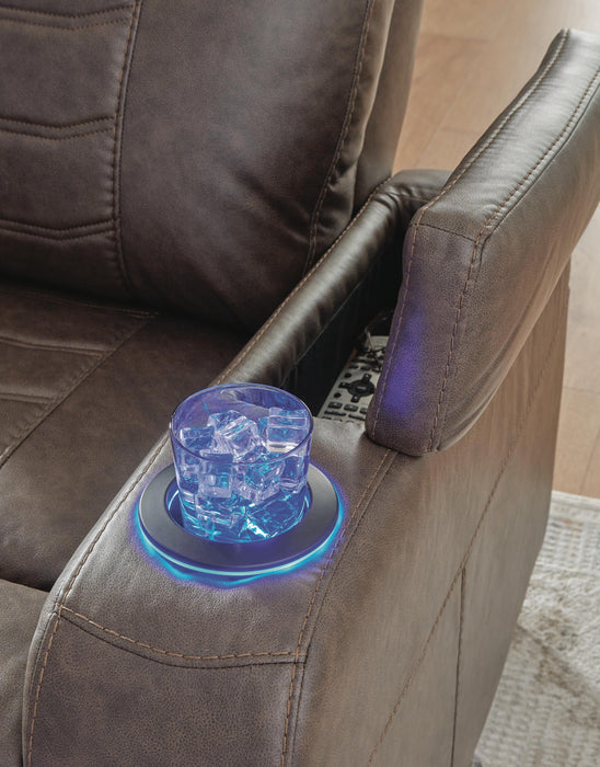 Schooner Rocks Power Recliner - Valley Furniture (Rohnert Park, CA)