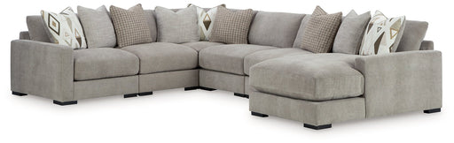Aslan Court Sectional with Chaise - Valley Furniture (Rohnert Park, CA)