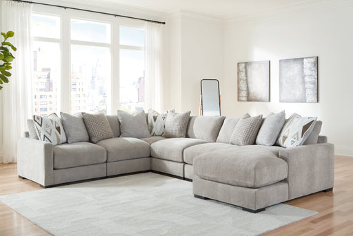 Aslan Court Sectional with Chaise - Valley Furniture (Rohnert Park, CA)