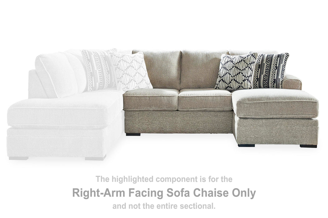 Calnita Sectional with Chaise - Valley Furniture (Rohnert Park, CA)