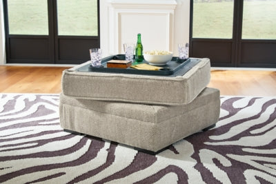 Calnita Ottoman With Storage - Valley Furniture (Rohnert Park, CA)