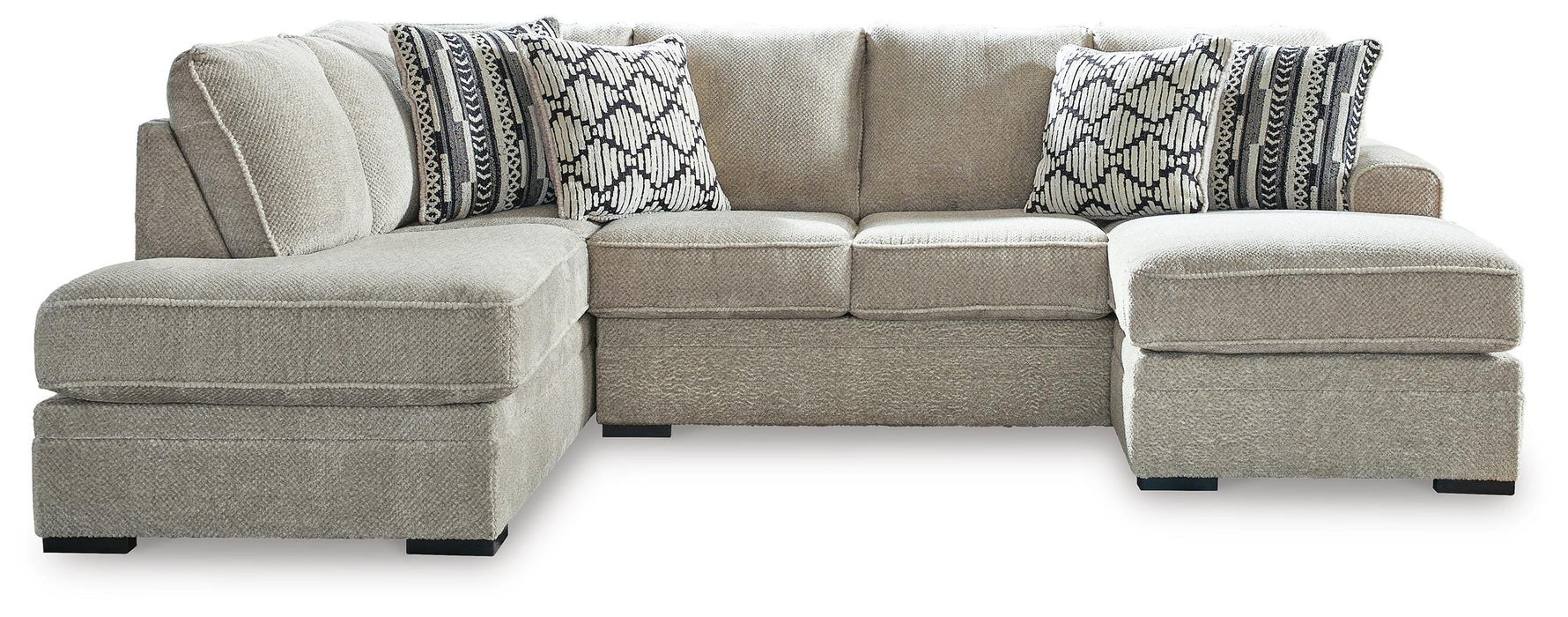 Calnita Sectional with Chaise - Valley Furniture (Rohnert Park, CA)