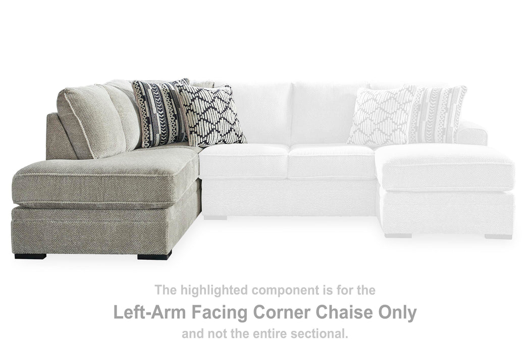 Calnita Sectional with Chaise - Valley Furniture (Rohnert Park, CA)