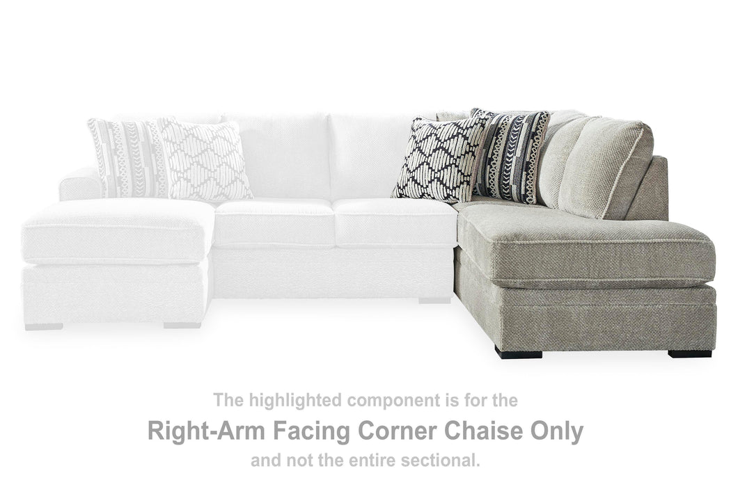 Calnita Sectional with Chaise - Valley Furniture (Rohnert Park, CA)