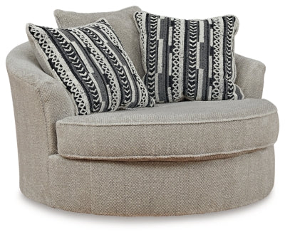 Calnita Oversized Swivel Accent Chair - Valley Furniture (Rohnert Park, CA)