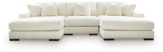 Lindyn Sectional with Double Chaise - Valley Furniture (Rohnert Park, CA)