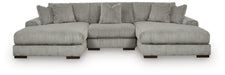 Lindyn Sectional with Double Chaise - Valley Furniture (Rohnert Park, CA)