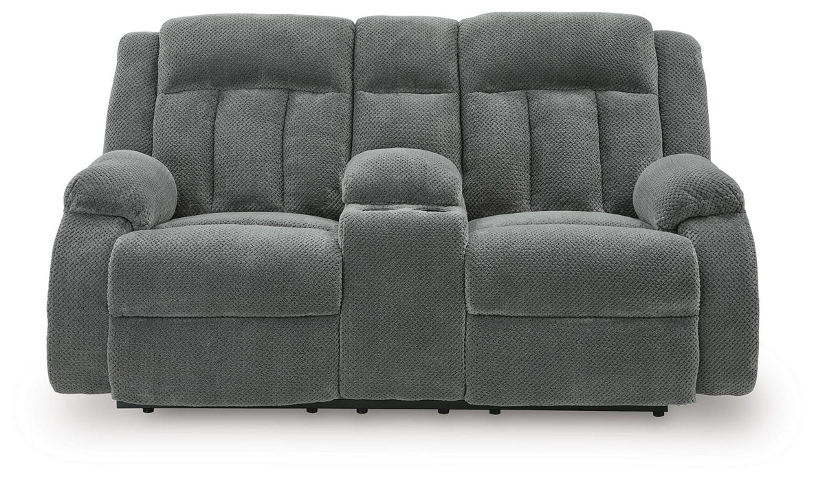 Observation Power Reclining Loveseat with Console - Valley Furniture (Rohnert Park, CA)