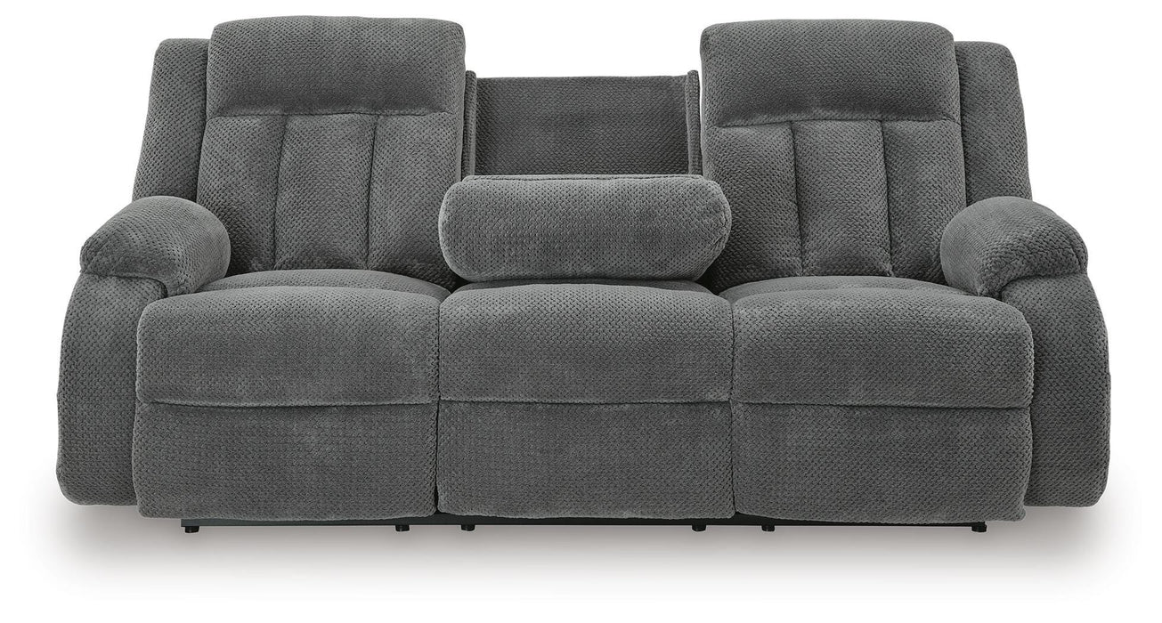Observation Power Reclining Sofa with Drop Down Table - Valley Furniture (Rohnert Park, CA)