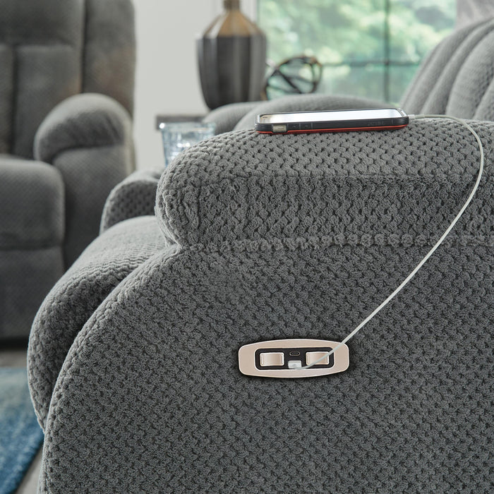 Observation Power Reclining Loveseat with Console - Valley Furniture (Rohnert Park, CA)