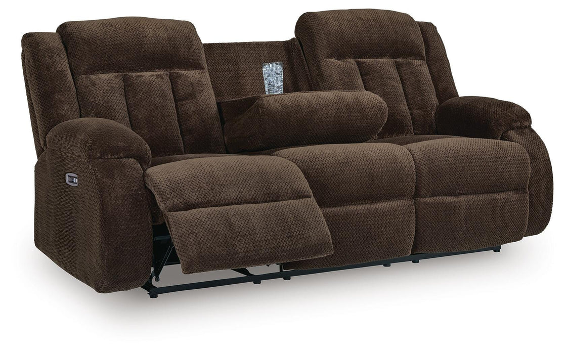 Observation Power Reclining Sofa with Drop Down Table - Valley Furniture (Rohnert Park, CA)