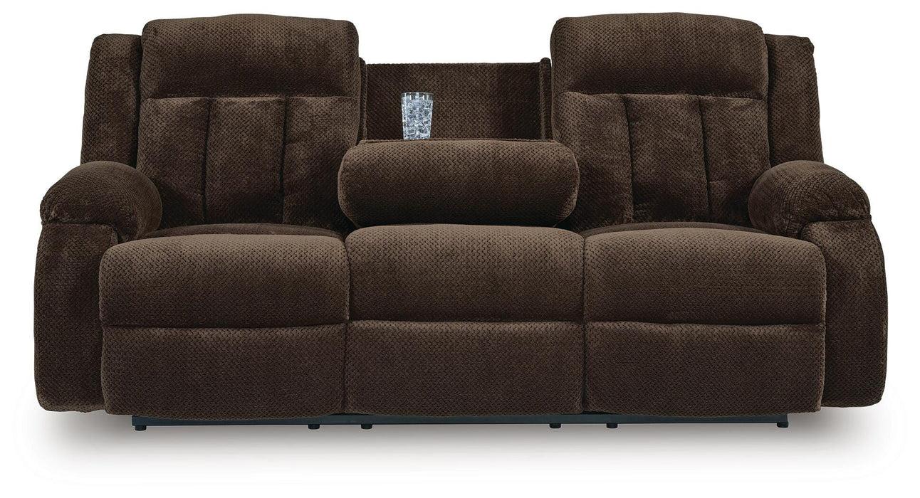 Observation Power Reclining Sofa with Drop Down Table - Valley Furniture (Rohnert Park, CA)
