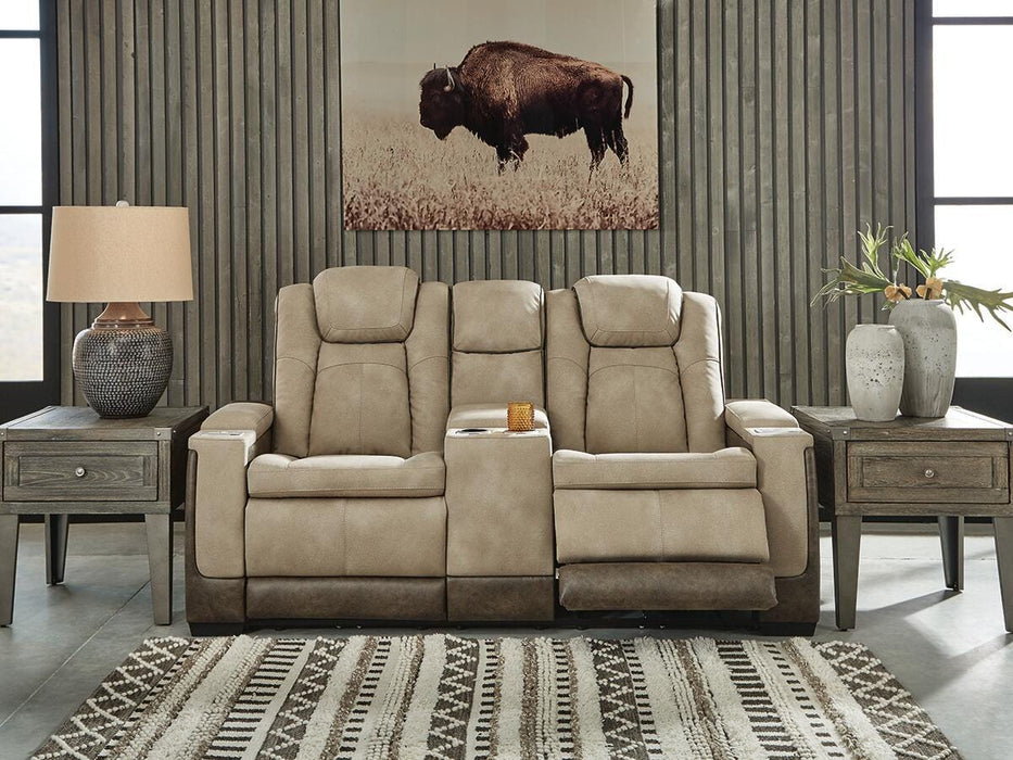 Next-Gen DuraPella Power Reclining Loveseat with Console - Valley Furniture (Rohnert Park, CA)