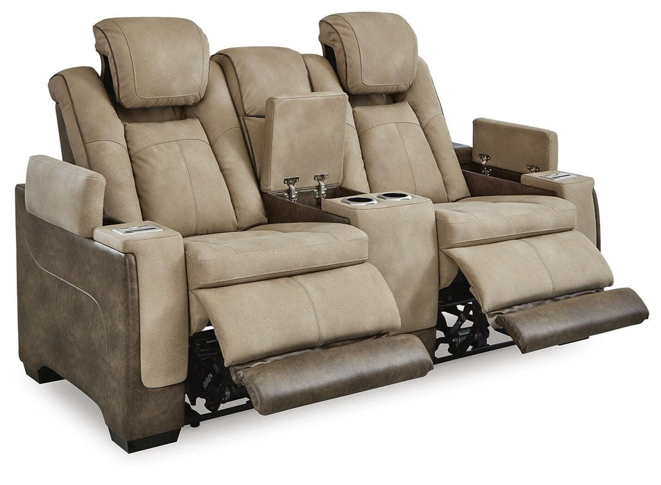 Next-Gen DuraPella Power Reclining Loveseat with Console - Valley Furniture (Rohnert Park, CA)