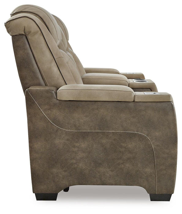 Next-Gen DuraPella Power Reclining Loveseat with Console - Valley Furniture (Rohnert Park, CA)