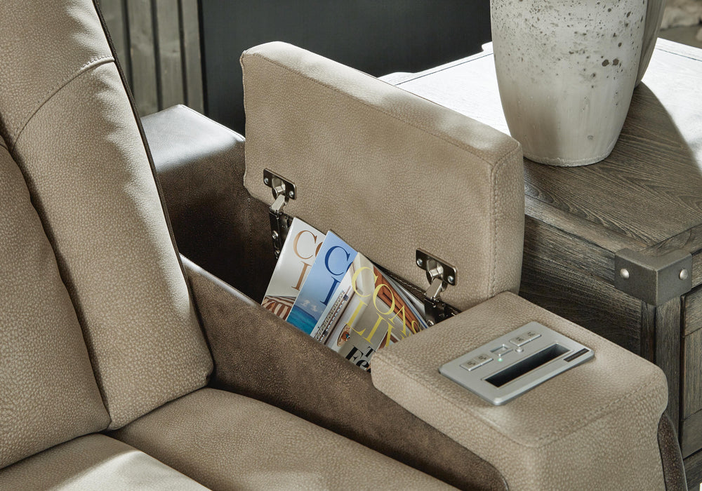 Next-Gen DuraPella Power Reclining Loveseat with Console - Valley Furniture (Rohnert Park, CA)