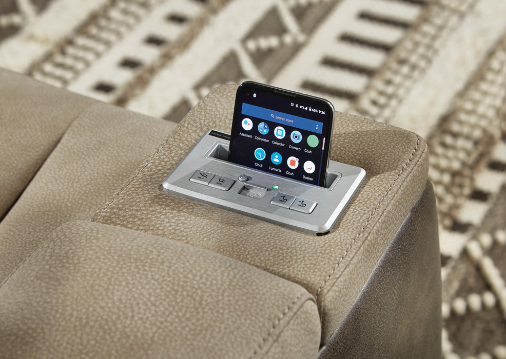 Next-Gen DuraPella Power Reclining Loveseat with Console - Valley Furniture (Rohnert Park, CA)