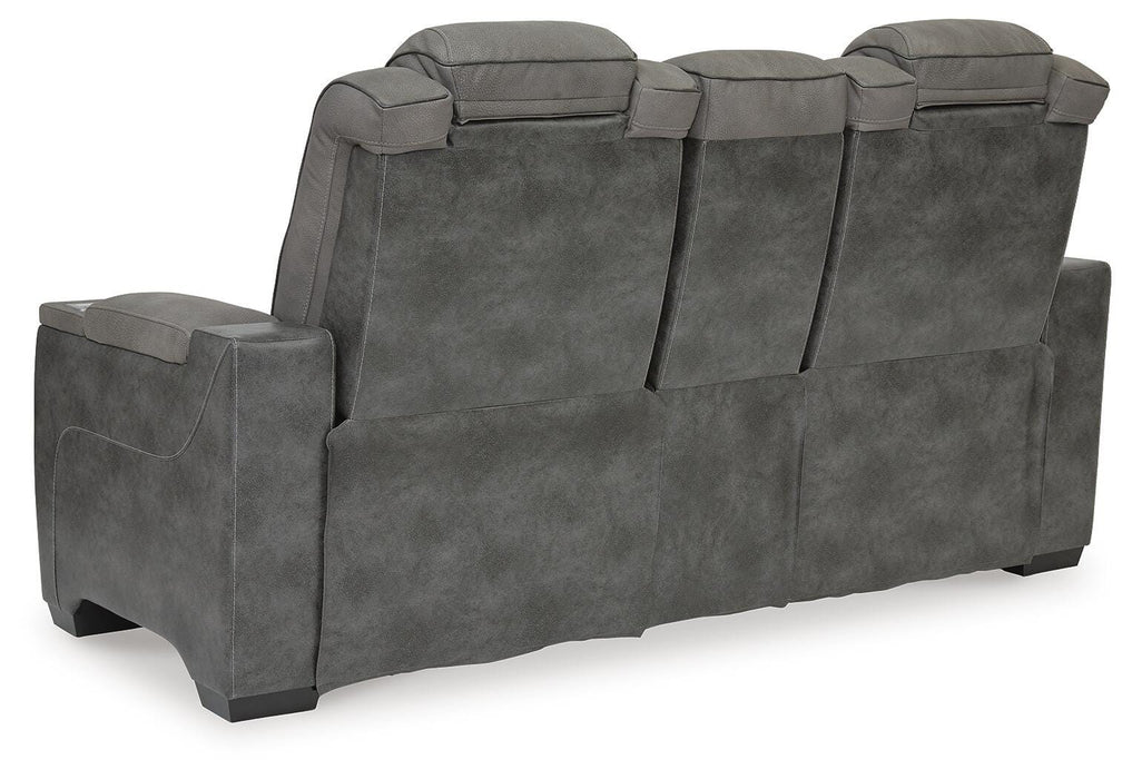 Next-Gen DuraPella Power Reclining Loveseat with Console - Valley Furniture (Rohnert Park, CA)