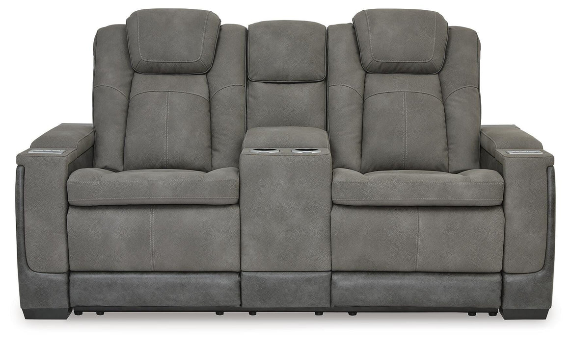 Next-Gen DuraPella Power Reclining Loveseat with Console - Valley Furniture (Rohnert Park, CA)