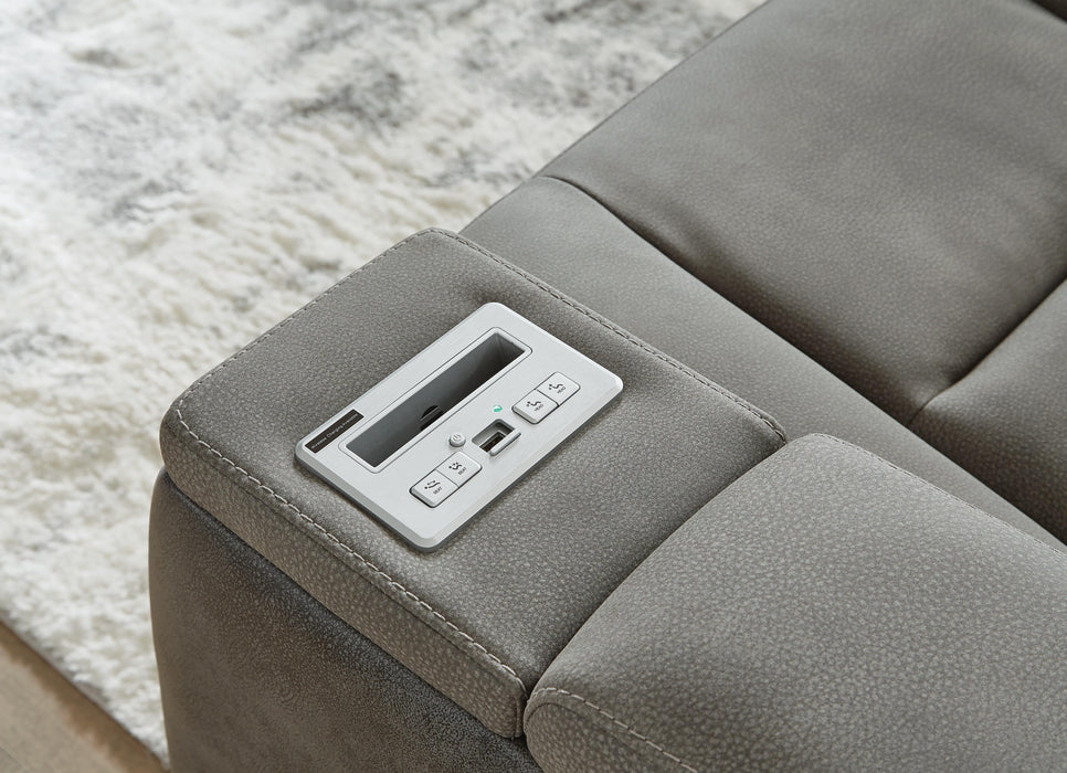 Next-Gen DuraPella Power Reclining Loveseat with Console - Valley Furniture (Rohnert Park, CA)