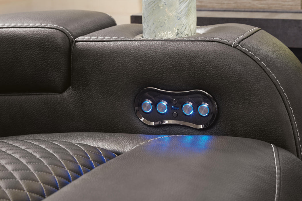 Fyne-Dyme Power Recliner - Valley Furniture (Rohnert Park, CA)