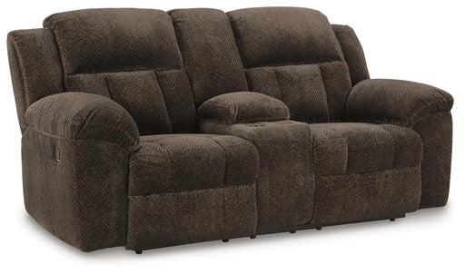 Frohn Reclining Loveseat with Console - Valley Furniture (Rohnert Park, CA)