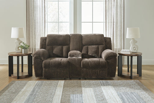 Frohn Reclining Loveseat with Console - Valley Furniture (Rohnert Park, CA)