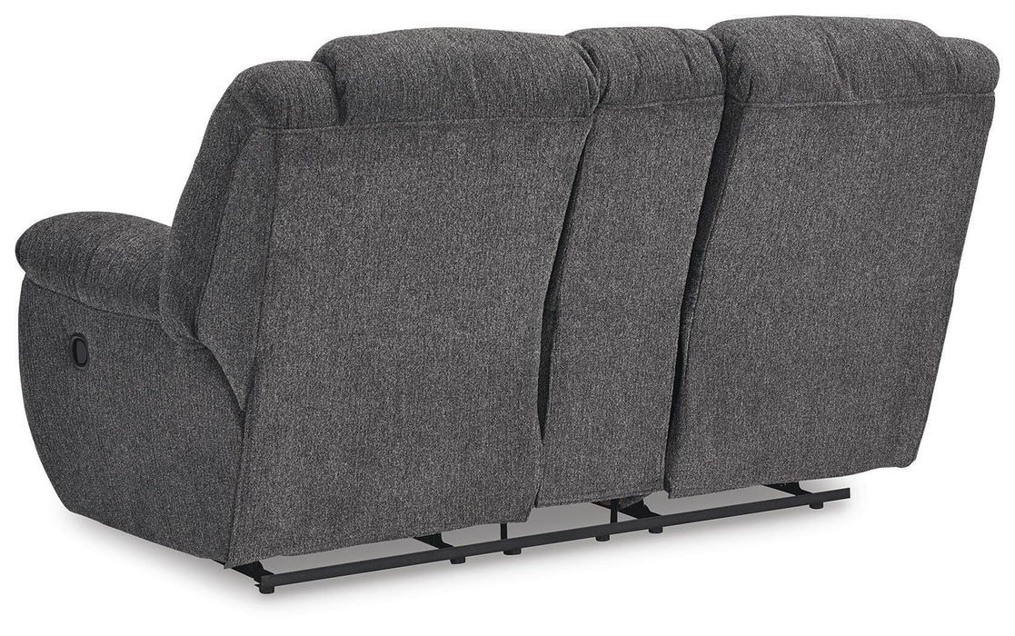 Foreside Reclining Loveseat with Console - Valley Furniture (Rohnert Park, CA)