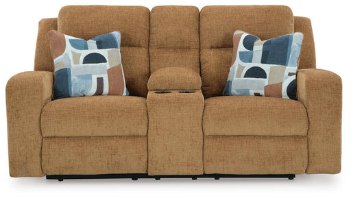 Kanlow Reclining Loveseat with Console - Valley Furniture (Rohnert Park, CA)