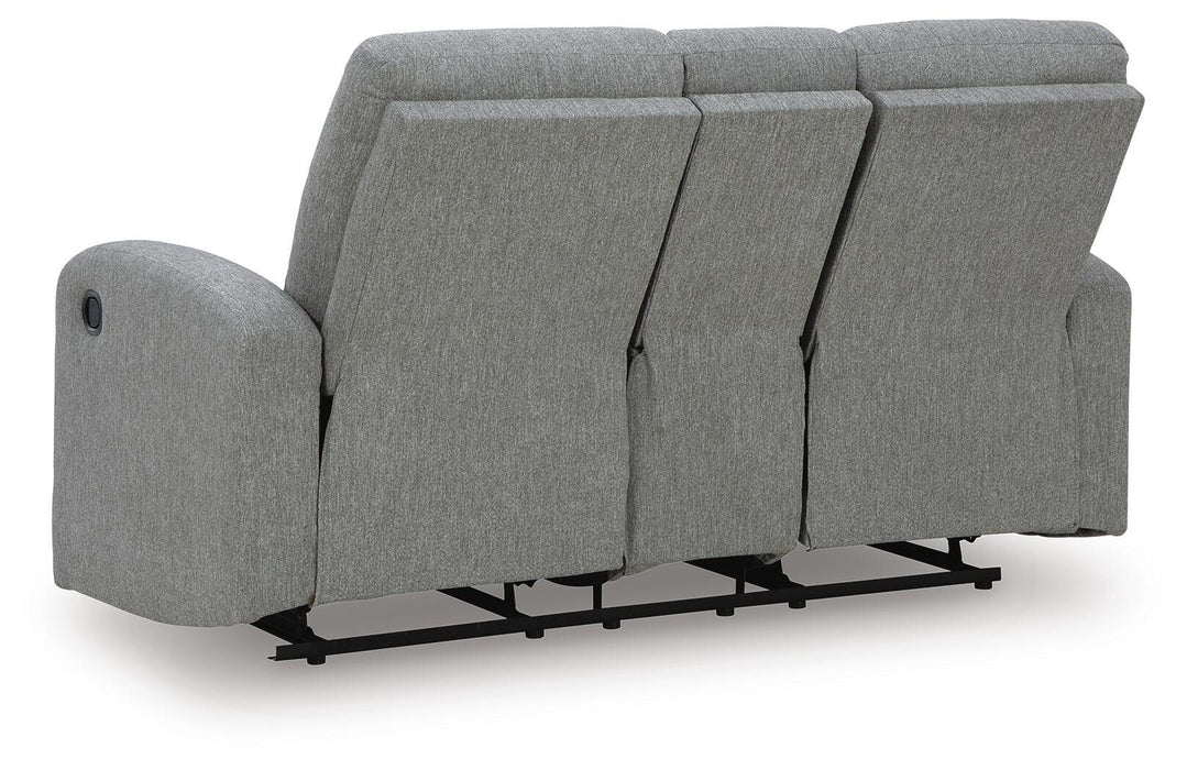 Gauntlet Reclining Loveseat with Console - Valley Furniture (Rohnert Park, CA)