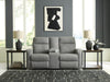 Gauntlet Reclining Loveseat with Console - Valley Furniture (Rohnert Park, CA)