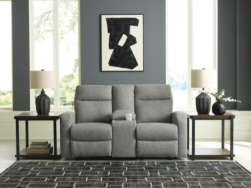 Gauntlet Reclining Loveseat with Console - Valley Furniture (Rohnert Park, CA)