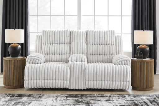 Rhines Falls Power Reclining Loveseat with Console - Valley Furniture (Rohnert Park, CA)