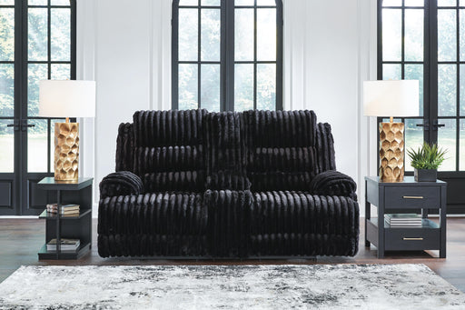 Rhine Falls Reclining Loveseat with Console - Valley Furniture (Rohnert Park, CA)
