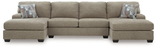 Newellen Sectional with Double Chaise - Valley Furniture (Rohnert Park, CA)