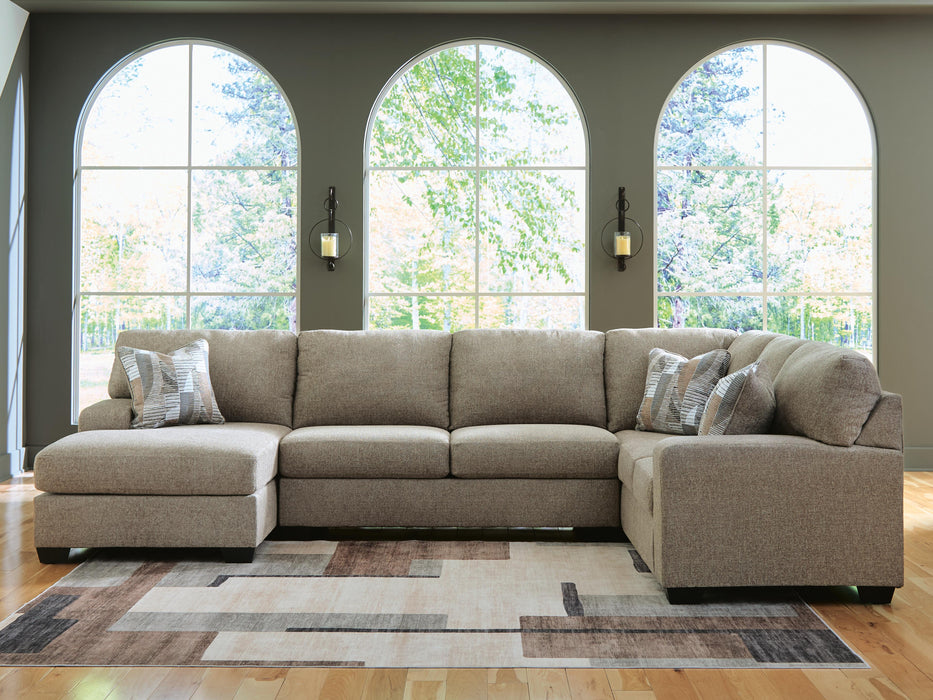 Newellen Sectional with Chaise - Valley Furniture (Rohnert Park, CA)