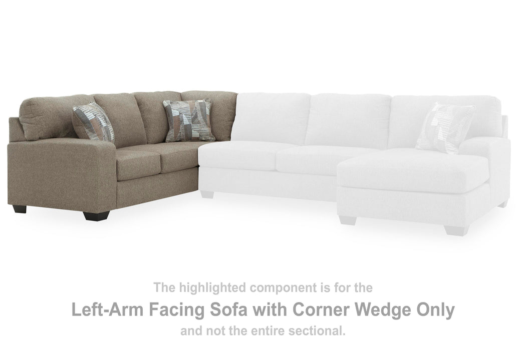 Newellen Sectional with Chaise - Valley Furniture (Rohnert Park, CA)