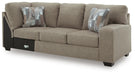 Newellen Sectional with Chaise - Valley Furniture (Rohnert Park, CA)