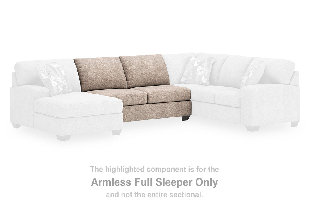 Newellen Sleeper Sectional with Chaise - Valley Furniture (Rohnert Park, CA)