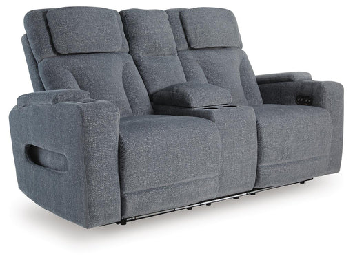 Studio Cave Power Reclining Loveseat with Console - Valley Furniture (Rohnert Park, CA)