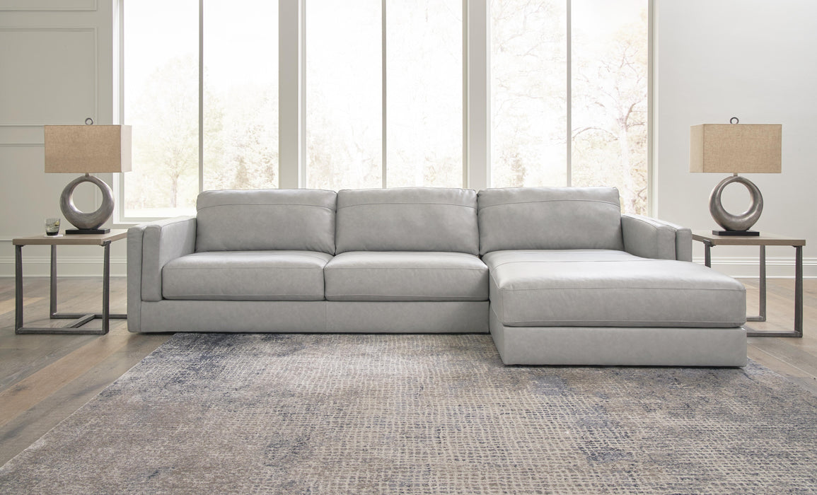 Amiata Sectional with Chaise - Valley Furniture (Rohnert Park, CA)