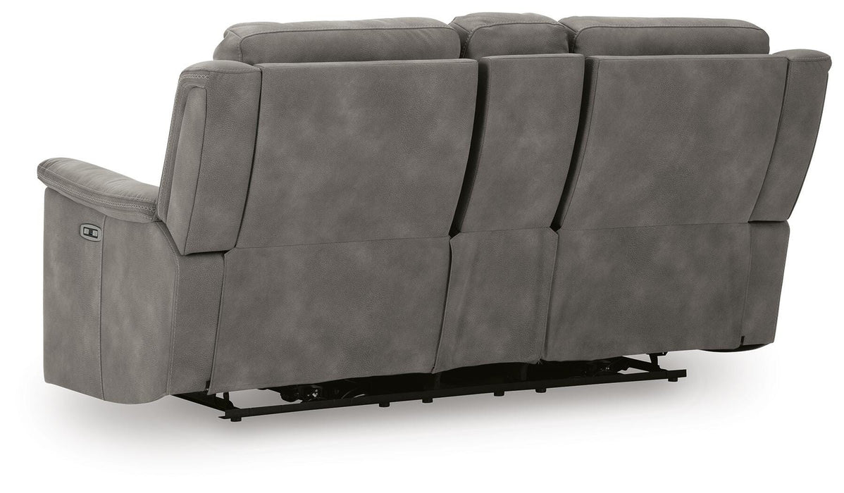 Next-Gen DuraPella Power Reclining Loveseat with Console - Valley Furniture (Rohnert Park, CA)