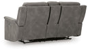Next-Gen DuraPella Power Reclining Loveseat with Console - Valley Furniture (Rohnert Park, CA)