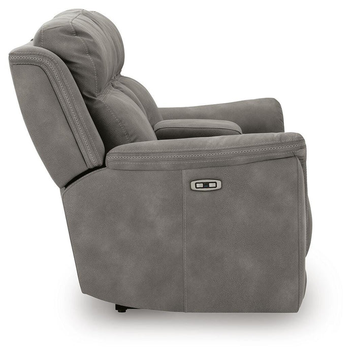 Next-Gen DuraPella Power Reclining Loveseat with Console - Valley Furniture (Rohnert Park, CA)
