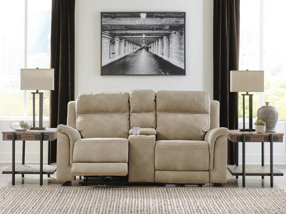 Next-Gen DuraPella Power Reclining Loveseat with Console - Valley Furniture (Rohnert Park, CA)