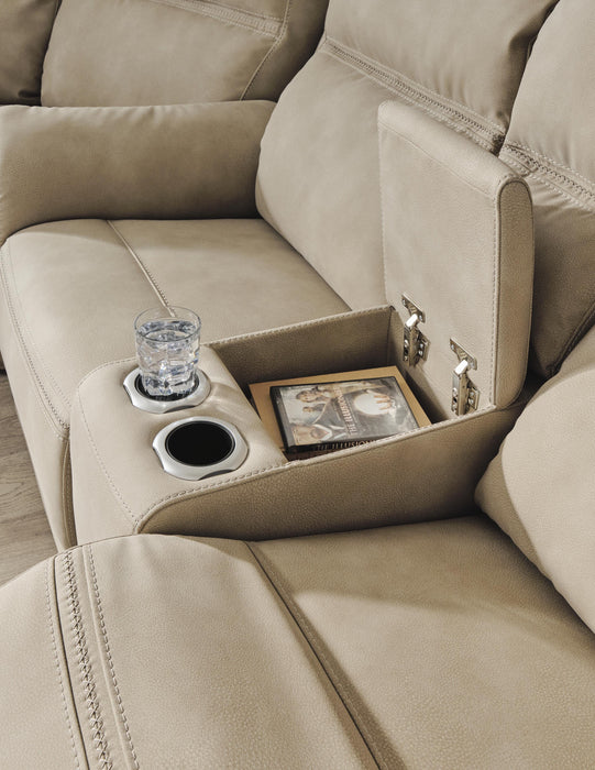 Next-Gen DuraPella Power Reclining Loveseat with Console - Valley Furniture (Rohnert Park, CA)