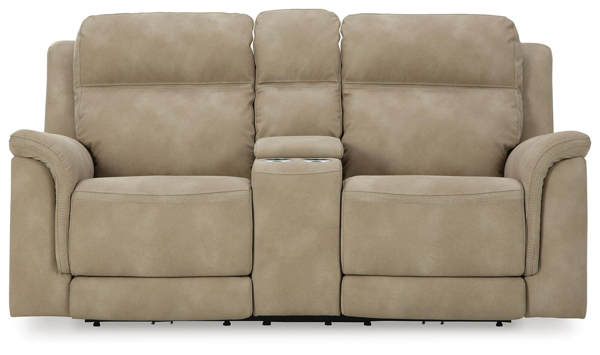 Next-Gen DuraPella Power Reclining Loveseat with Console - Valley Furniture (Rohnert Park, CA)